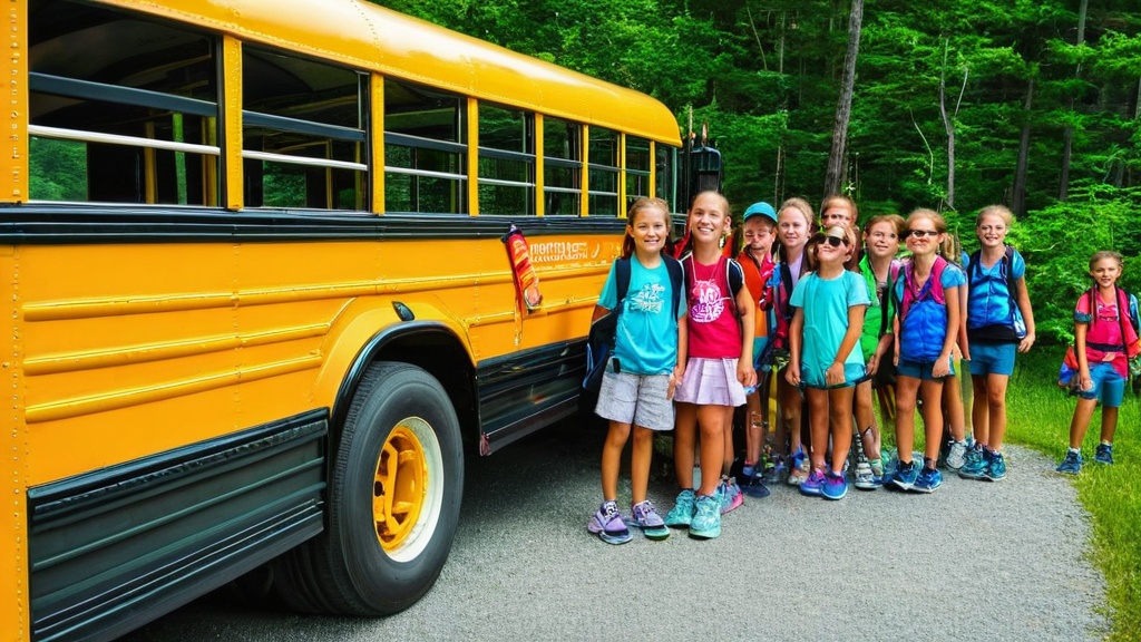Photo summer camp bus transportation checklist